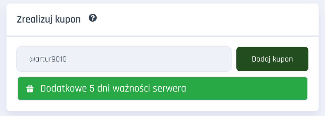 Craftserve.com - kod rabatowy, dodatkowe 5 dni aktywności serwera